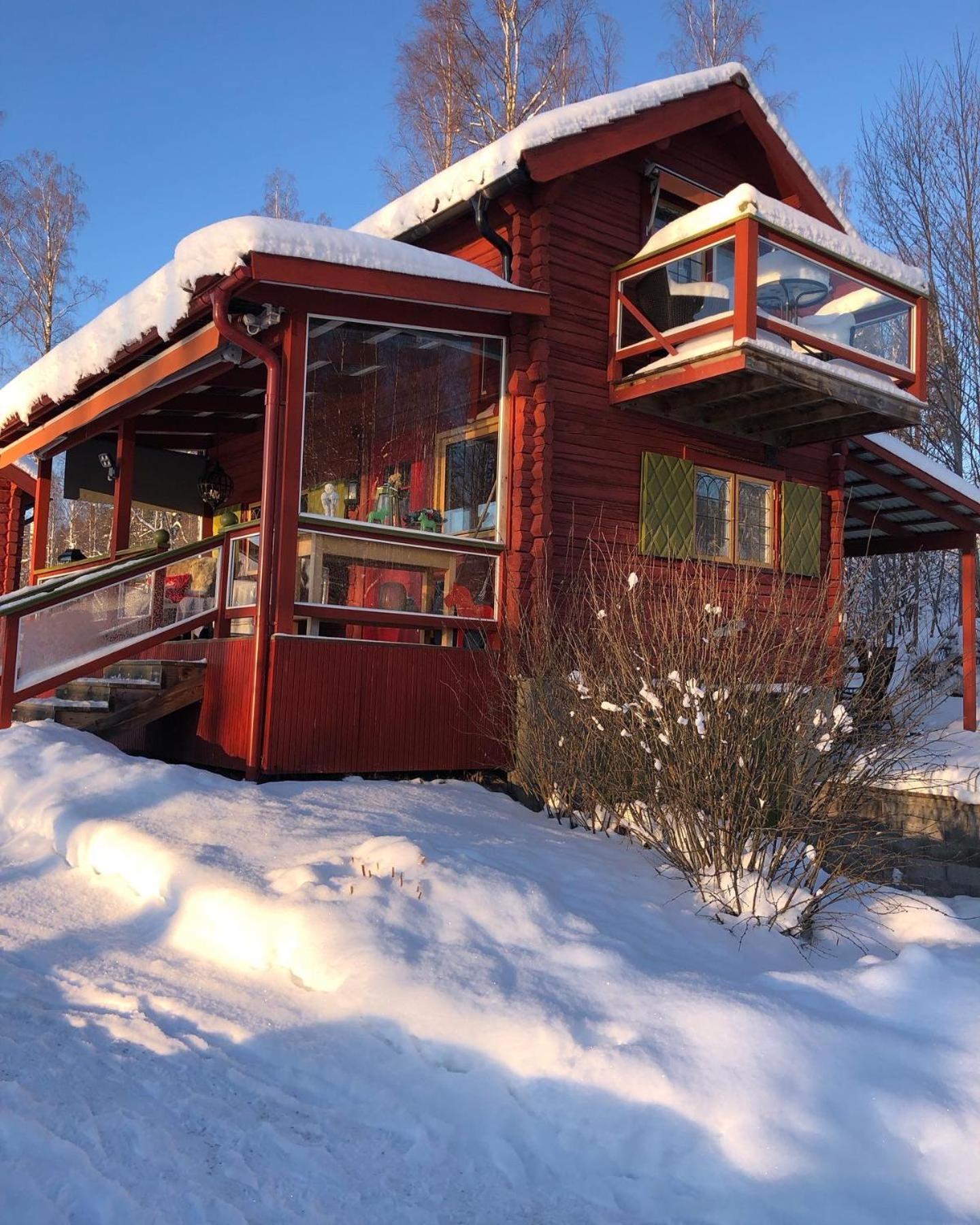 Mysigt Boende I Raettvik Med Utsikt Oever Siljan Extérieur photo