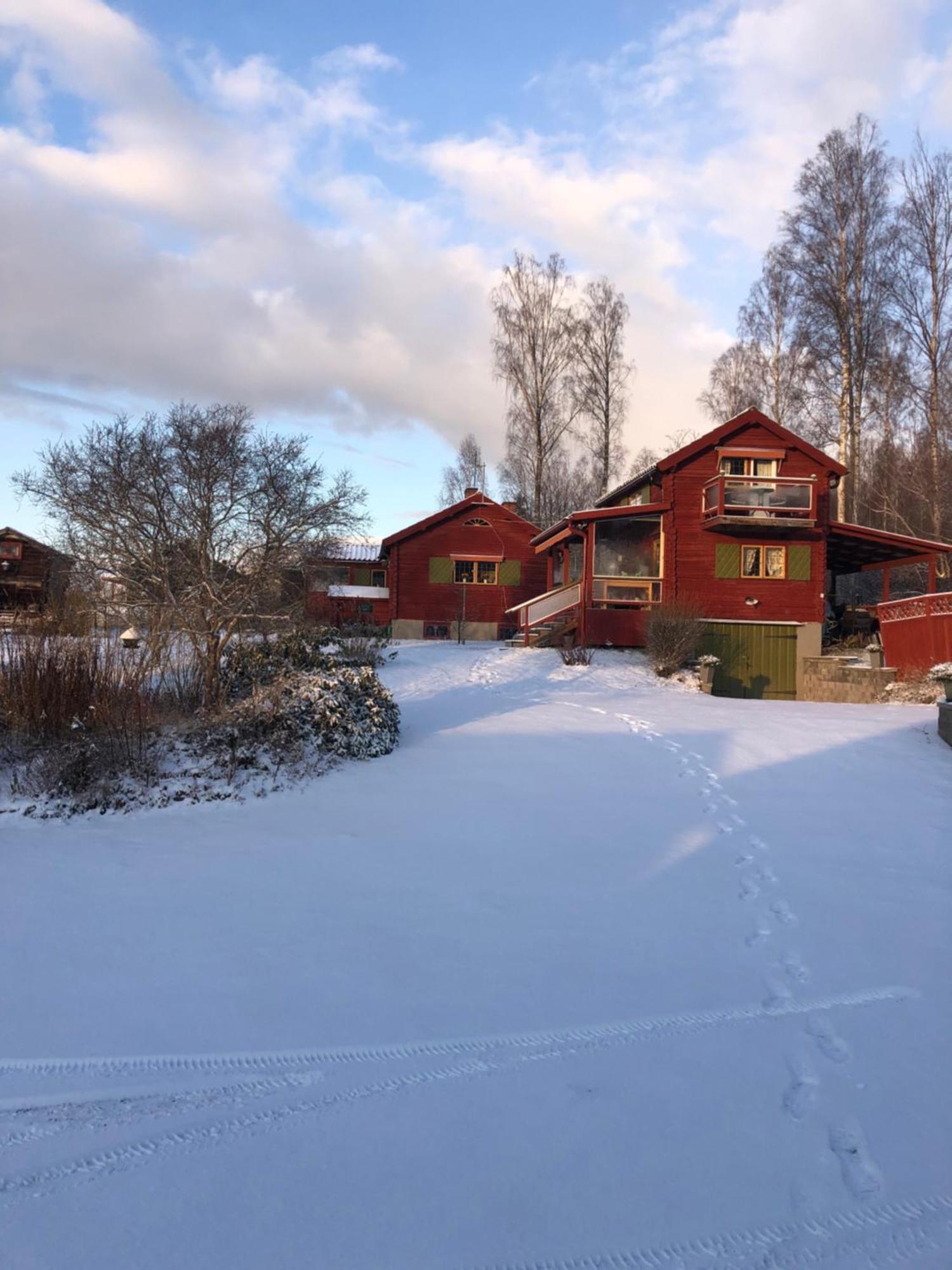 Mysigt Boende I Raettvik Med Utsikt Oever Siljan Extérieur photo