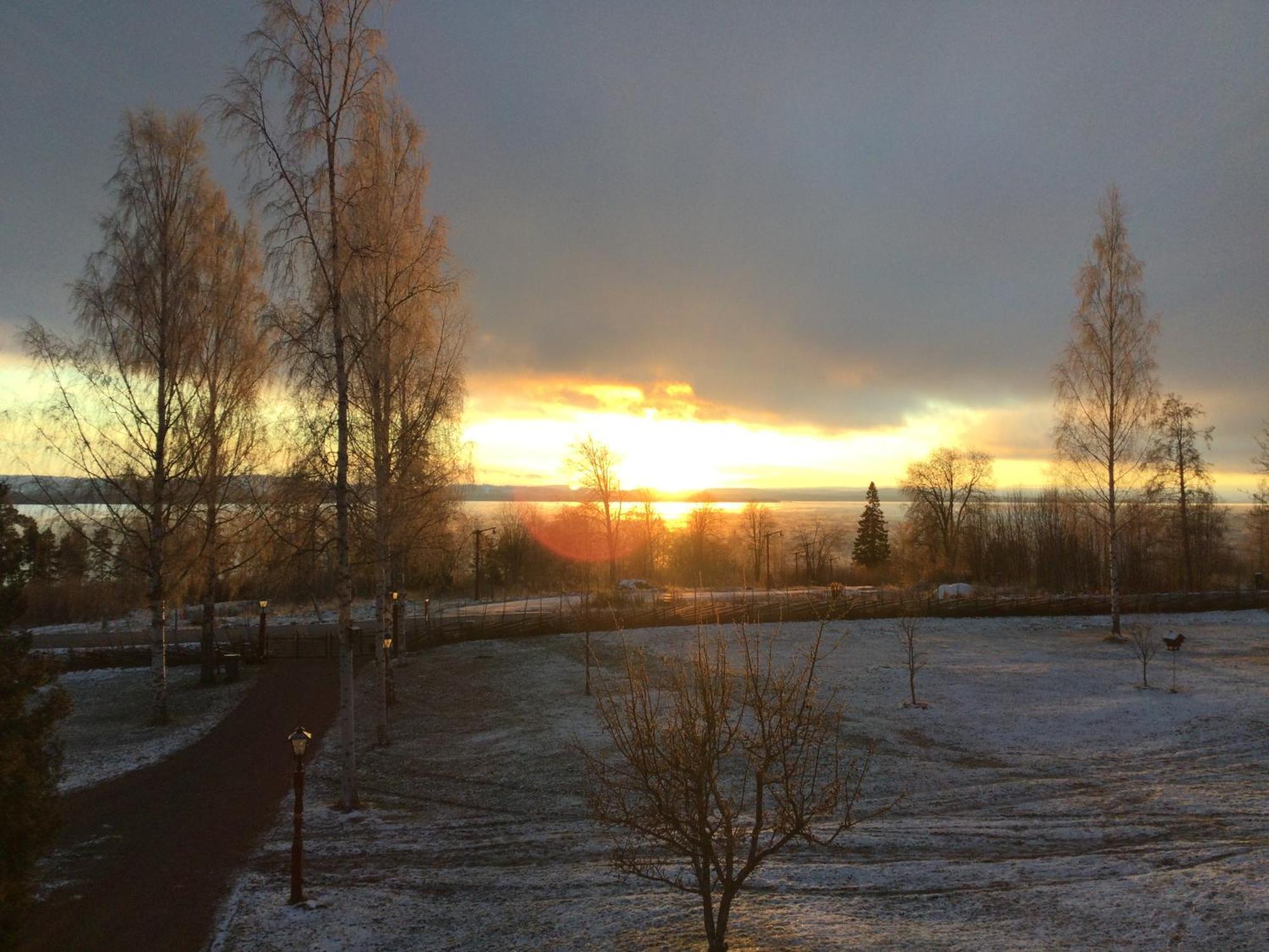 Mysigt Boende I Raettvik Med Utsikt Oever Siljan Extérieur photo