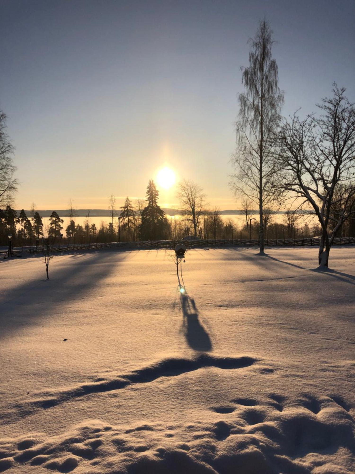 Mysigt Boende I Raettvik Med Utsikt Oever Siljan Extérieur photo